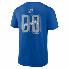 Tampa Bay Lightning Hustle Personalized Name & Number T-Shirt - Blue | NHL discount