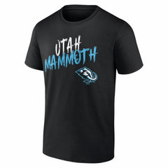 Utah Mammoth Hustle Personalized Name & Number T-Shirt - Black | NHL sale