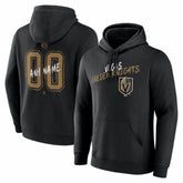 Vegas Golden Knights Hustle Personalized Name & Number Hoodie - Black | NHL discount