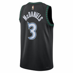 Nike Jaden McDaniels Minnesota Timberwolves Unisex Swingman Jersey Classic Edition Black
