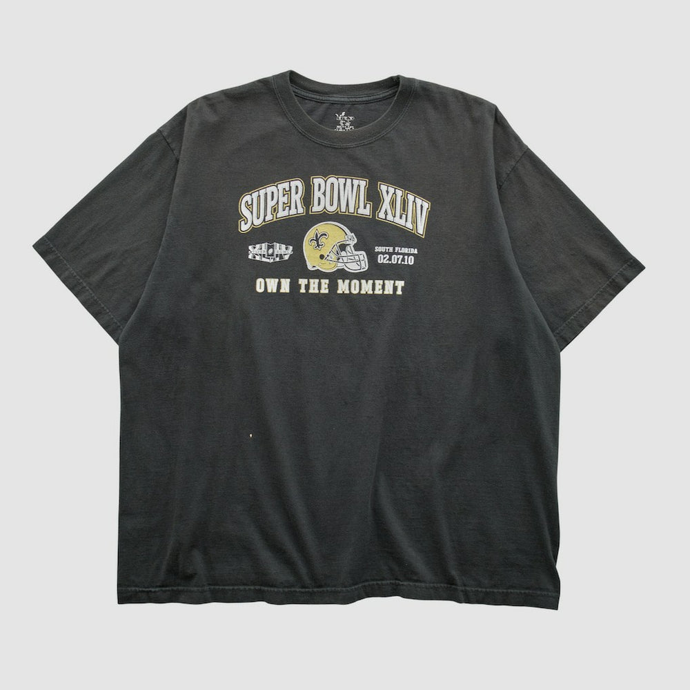 New Orleans Saints 2010 T-shirt - Black Vintage - Fanatics