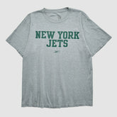 New York Jets Reebok 2000s T-shirt - Heather Gray Vintage - Fanatics