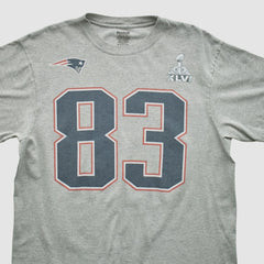 New England Patriots Reebok 2012 T-shirt - Heather Gray Vintage - Fanatics