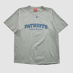 New England Patriots NFL 2000s T-shirt - Heather Gray Vintage - Fanatics