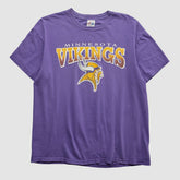Minnesota Vikings Majestic 2000s T-shirt - Purple Vintage - Fanatics