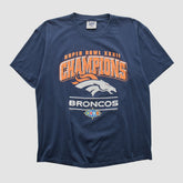 Denver Broncos Lee Sport 1998 T-shirt - Navy Vintage - Fanatics