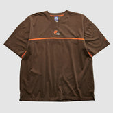Cleveland Browns Reebok 2000s T-shirt - Brown Vintage - Fanatics