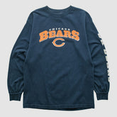Chicago Bears NFL 2000s Long Sleeve T-shirt - Navy Vintage - Fanatics