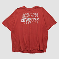 Dallas Cowboys Cowboys Team Apparel 2000s T-shirt - Red Vintage - Fanatics
