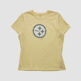 Pittsburgh Steelers Reebok 2000s T-shirt - Yellow Vintage - Fanatics