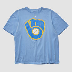 Milwaukee Brewers Majestic 2000s T-shirt Online