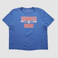 New York Giants Reebok T-shirt - Blue Vintage - Fanatics