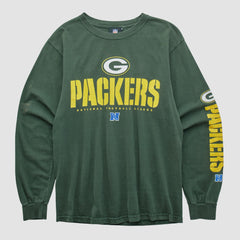 Green Bay Packers NFL 2010s Long Sleeve T-shirt - Green Vintage - Fanatics