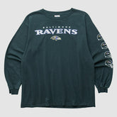 Baltimore Ravens NFL 2000s Long Sleeve T-shirt - Black Vintage - Fanatics