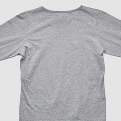 New England Patriots NFL 2000s Long Sleeve T-shirt - Heather Gray Vintage - Fanatics