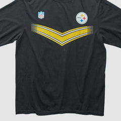 Pittsburgh Steelers Reebok 2000s Long Sleeve T-shirt - Black Vintage - Fanatics