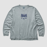 Dallas Cowboys Cowboys Authentic Apparel 2000s Long Sleeve T-shirt - Heather Gray Vintage - Fanatics