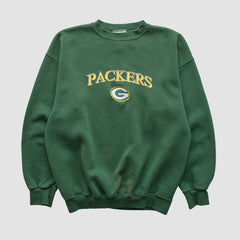 Green Bay Packers Logo Athletic Pullover Sweatshirt - Green Vintage - Fanatics