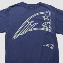 New England Patriots Reebok 2000s Long Sleeve T-shirt - Navy Vintage - Fanatics