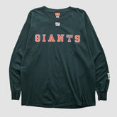New York Giants NFL 2000s Long Sleeve T-shirt - Black Vintage - Fanatics