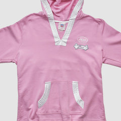 New York Jets NFL 2000s Hooded Pullover Sweatshirt - Pink Vintage - Fanatics