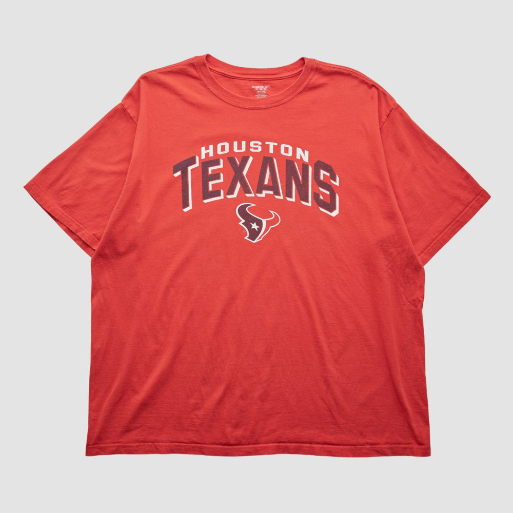 Houston Texans Reebok 2000s T-shirt - Red Vintage - Fanatics