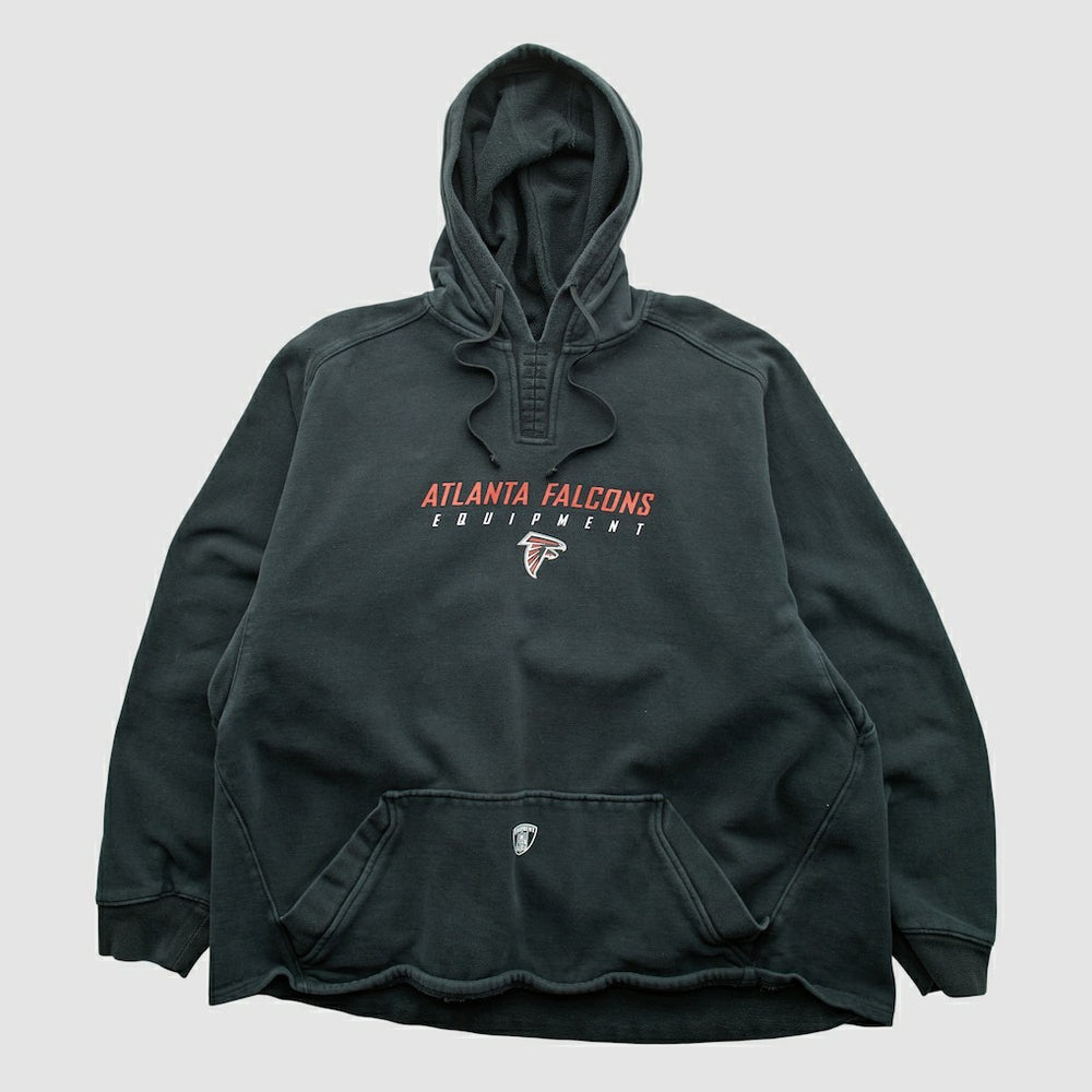 Atlanta Falcons Reebok 2000s Hooded Pullover Sweatshirt - Black Vintage - Fanatics