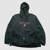 Atlanta Falcons Reebok 2000s Hooded Pullover Sweatshirt - Black Vintage - Fanatics