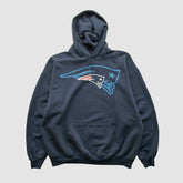New England Patriots NFL 2010s Hooded Pullover Sweatshirt - Navy Vintage - Fanatics
