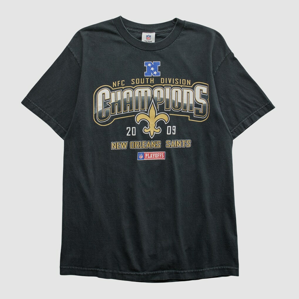 New Orleans Saints NFL 2009 T-shirt - Black Vintage - Fanatics