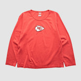 Kansas City Chiefs NFL 2000s Long Sleeve T-shirt - Red Vintage - Fanatics