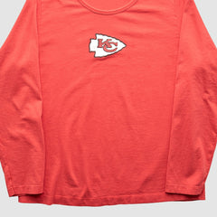 Kansas City Chiefs NFL 2000s Long Sleeve T-shirt - Red Vintage - Fanatics