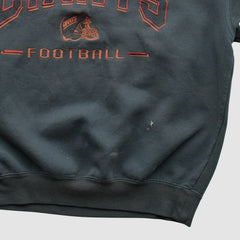 New York Giants Lee Apparel 90s Pullover Sweatshirt - Charcoal Vintage - Fanatics