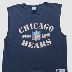 Chicago Bears Champion 90s Tank - Navy Vintage - Fanatics