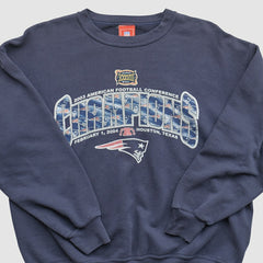 New England Patriots NFL 2003 Pullover Sweatshirt - Navy Vintage - Fanatics