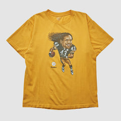 Pittsburgh Steelers Reebok 2000s T-shirt - Yellow Vintage - Fanatics