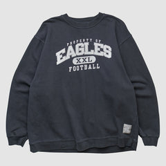 Philadelphia Eagles Reebok 2000s Pullover Sweatshirt - Black Vintage - Fanatics