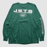 New York Jets Majestic 2010s Long Sleeve T-shirt - Green Vintage - Fanatics