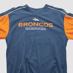 Denver Broncos NFL 2000s Long Sleeve T-shirt - Navy Vintage - Fanatics