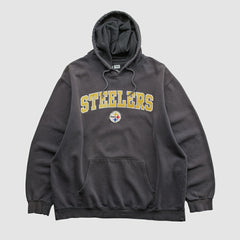 Pittsburgh Steelers NFL 2010s Hooded Pullover Sweatshirt - Black Vintage - Fanatics
