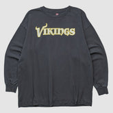 Minnesota Vikings NFL 2000s Long Sleeve T-shirt - Black Vintage - Fanatics