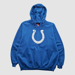 Indianapolis Colts NFL 2000s Hooded Pullover Sweatshirt - Blue Vintage - Fanatics