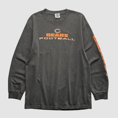 Chicago Bears NFL 2010s Long Sleeve T-shirt - Dark Heather Gray Vintage - Fanatics