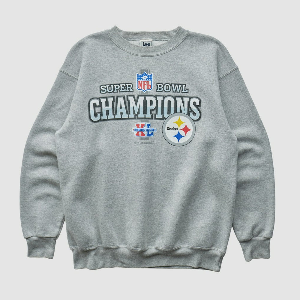 Pittsburgh Steelers Lee Apparel 2006 Pullover Sweatshirt - Heather Gray Vintage - Fanatics