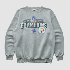 Pittsburgh Steelers Lee Apparel 2006 Pullover Sweatshirt - Heather Gray Vintage - Fanatics