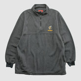 Minnesota Vikings NFL 2000s 1/4 Zip Sweatshirt - Dark Heather Gray Vintage - Fanatics