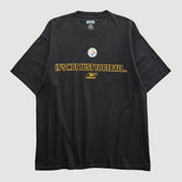 Pittsburgh Steelers Reebok 2000s T-shirt - Black Vintage - Fanatics