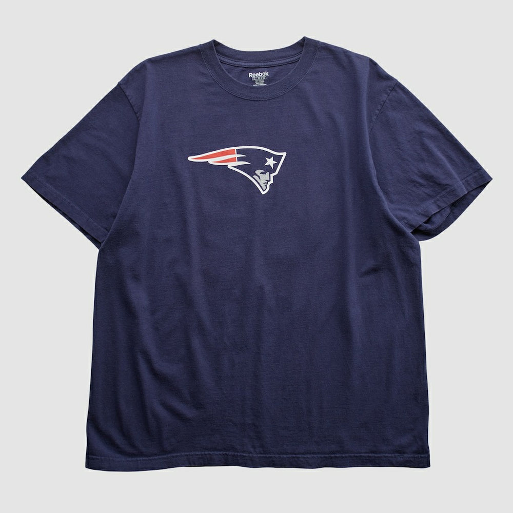 New England Patriots Reebok 2000s T-shirt - Navy Vintage - Fanatics