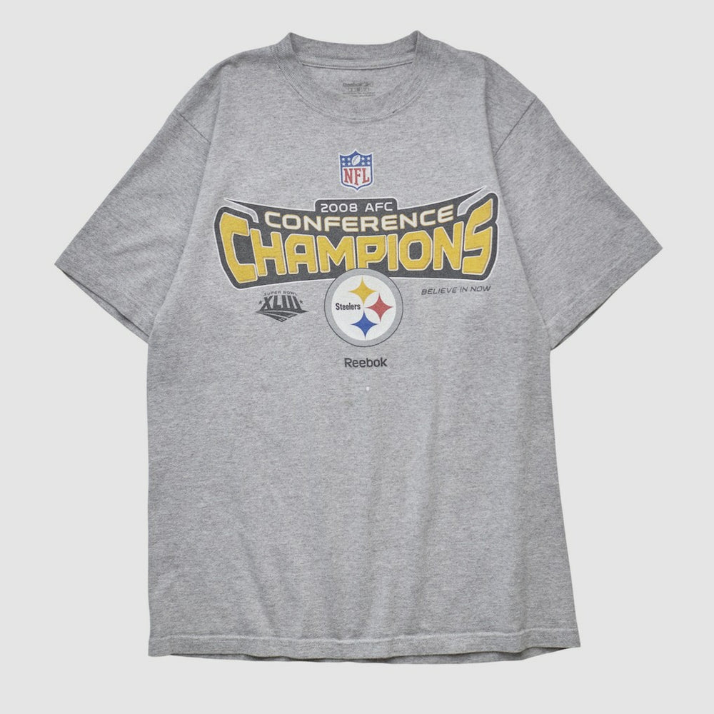 Conference Champions Reebok 2008 T-shirt - Heather Gray Vintage - Fanatics