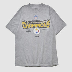 Conference Champions Reebok 2008 T-shirt - Heather Gray Vintage - Fanatics